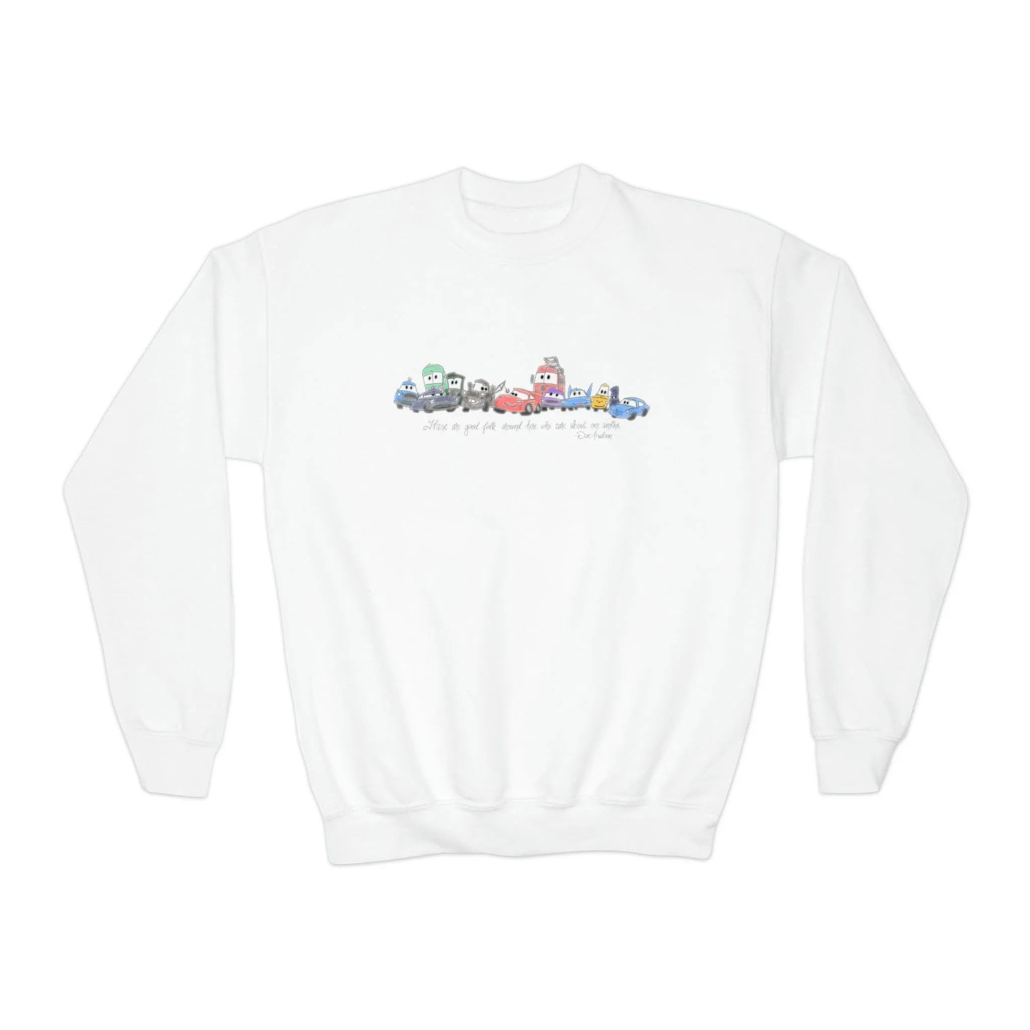 Good Folk Cars Youth Sweatshirt