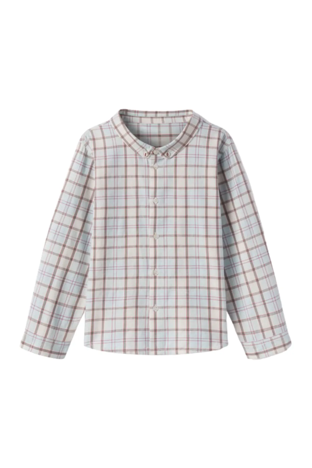 Grayson Shirt in Powder Plaid