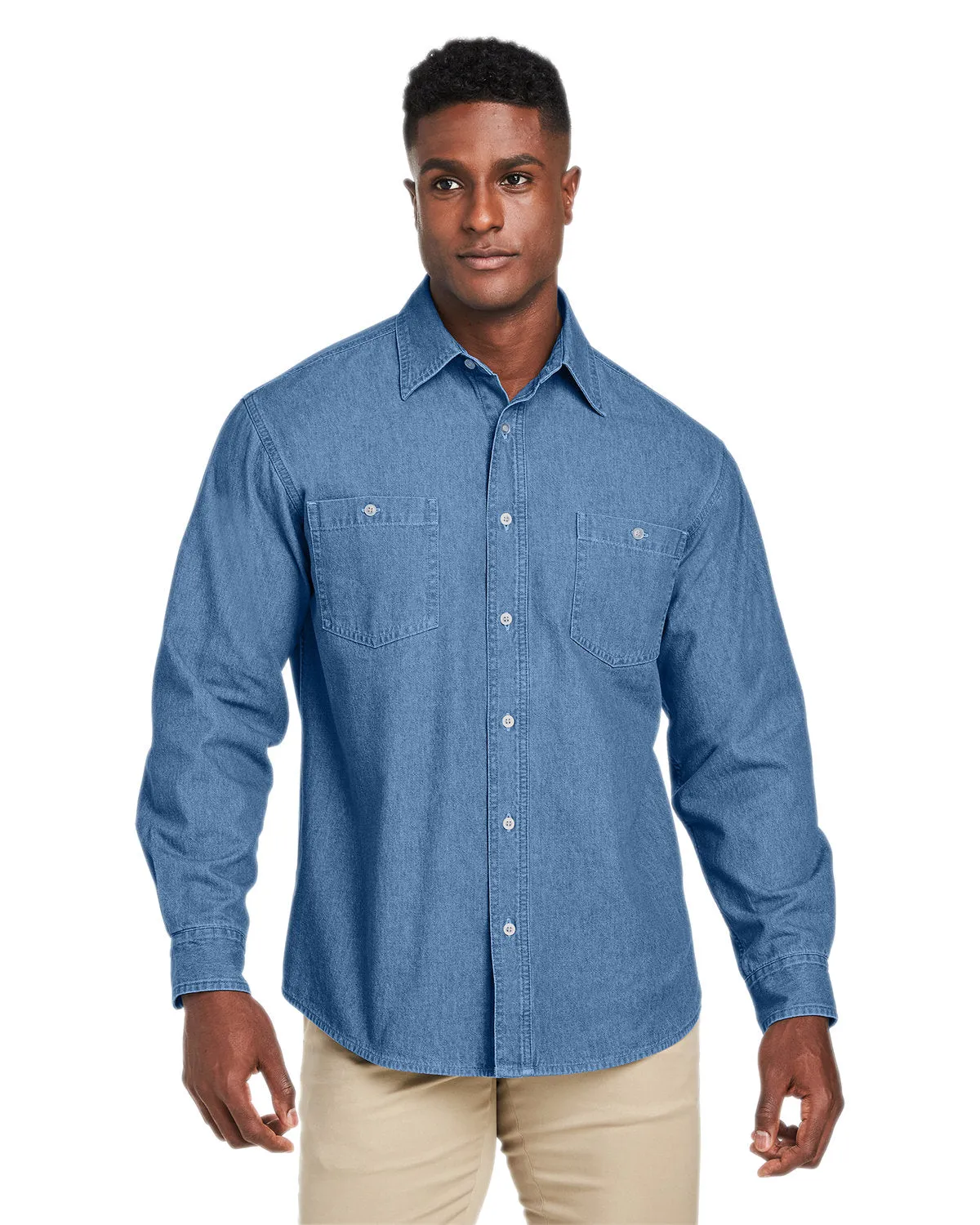 Harriton Men's Denim Shirt-Jacket M540