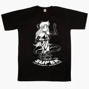 HVY BLK Nymph Sailor Venus T-Shirt Sexy EGirl