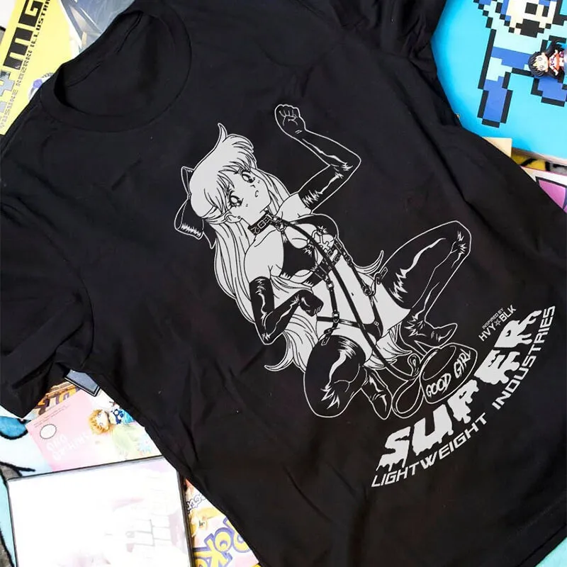 HVY BLK Nymph Sailor Venus T-Shirt Sexy EGirl