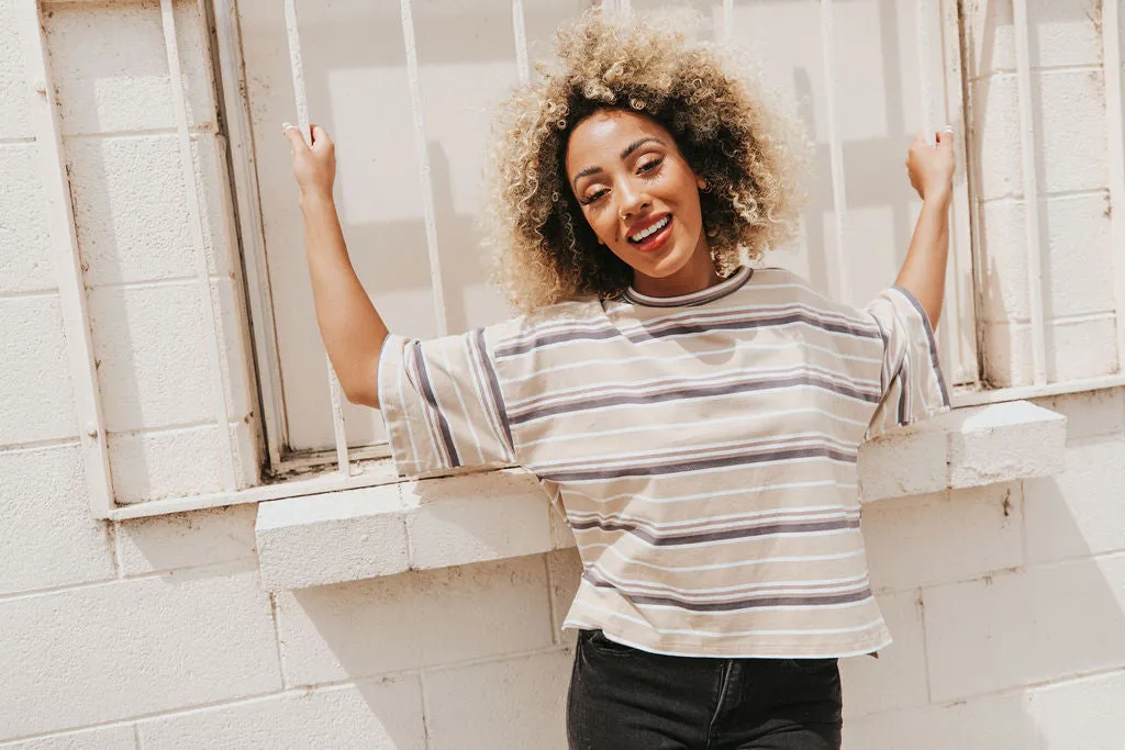 Just Another Day Striped T-Shirt