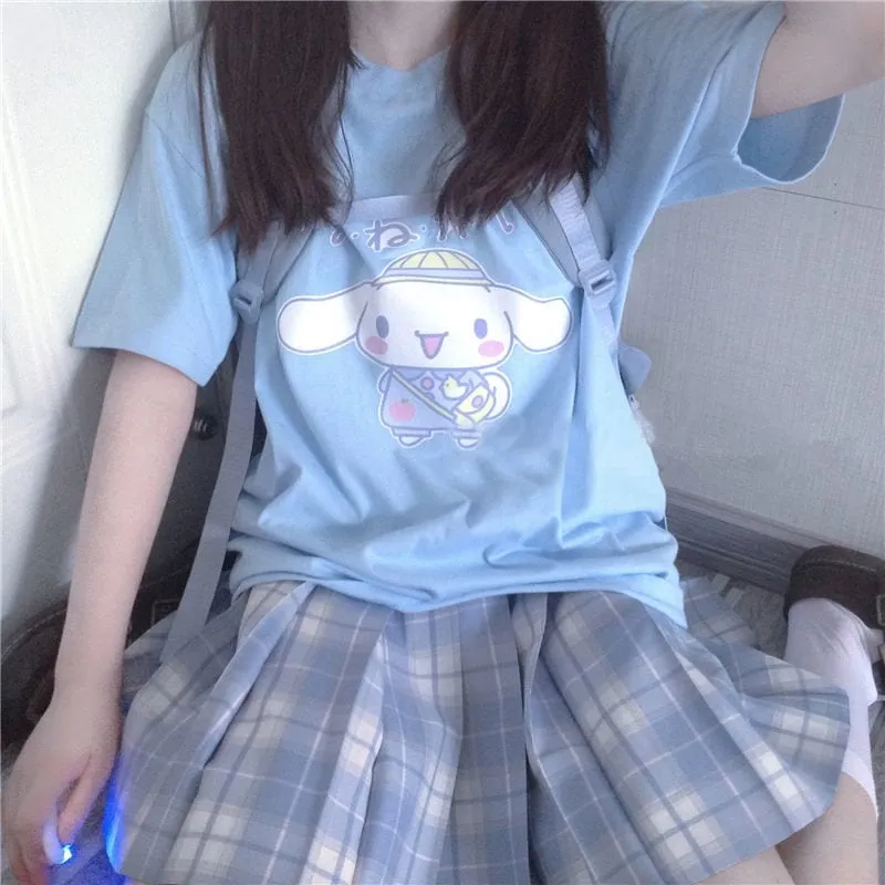 Kawaii Y2k Cartoon T-Shirt