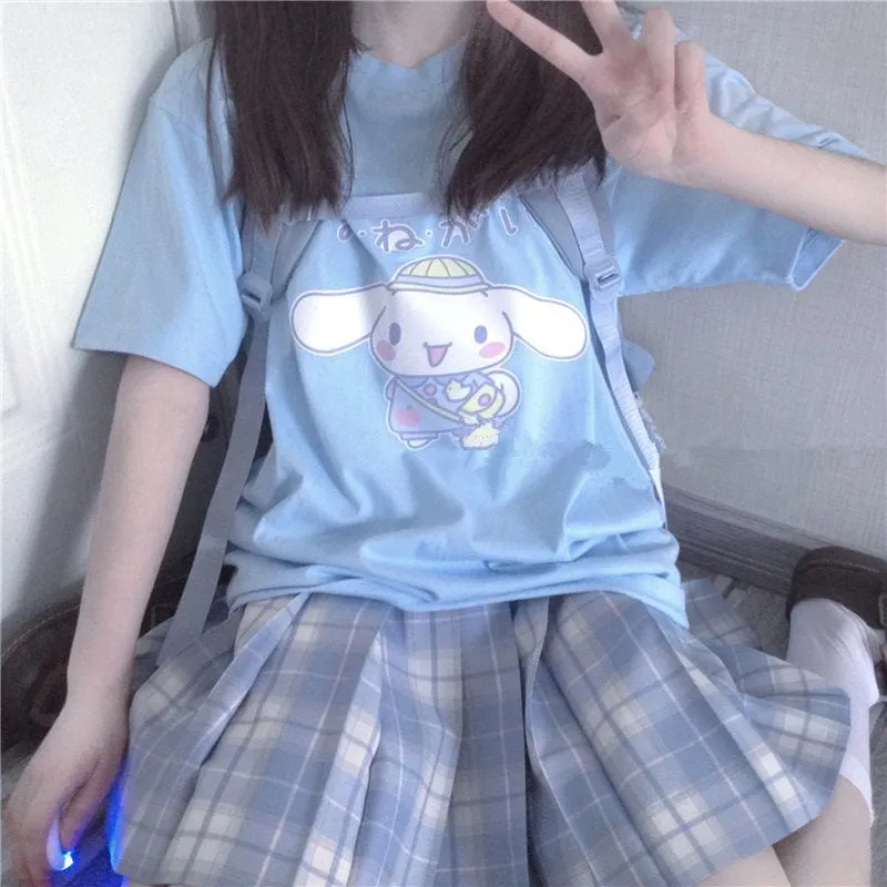 Kawaii Y2k Cartoon T-Shirt