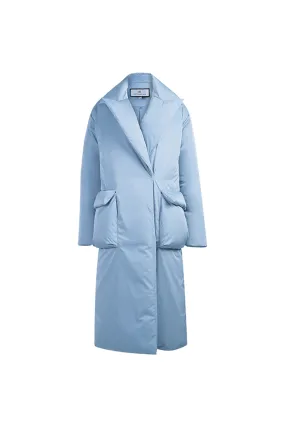 Lapel down jacket | Long down jacket | Street down jacket
