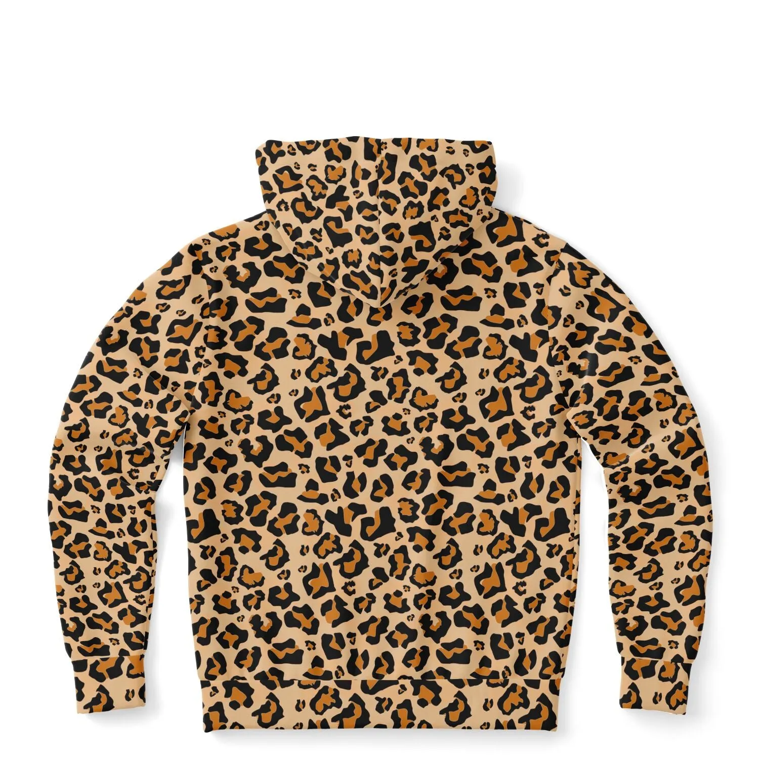 Leopard Zip Up Hoodie, Animal Print Cheetah Front Zipper Pocket Men Women Unisex Adult Aesthetic Graphic Cotton Fleece Hooded Sweatshirt