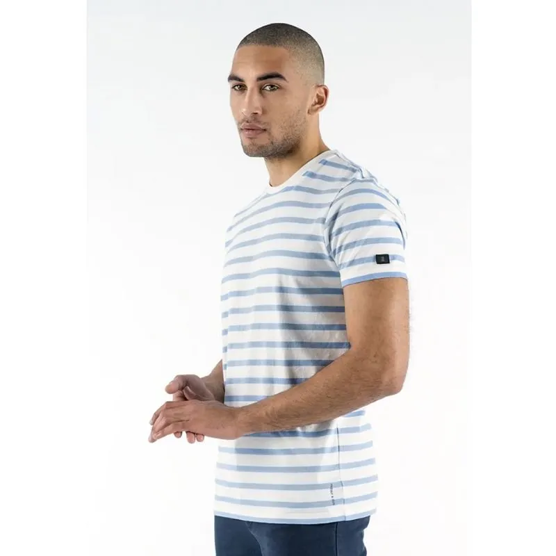 Lichtblauw striped t-shirt Tim
