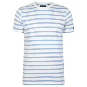 Lichtblauw striped t-shirt Tim