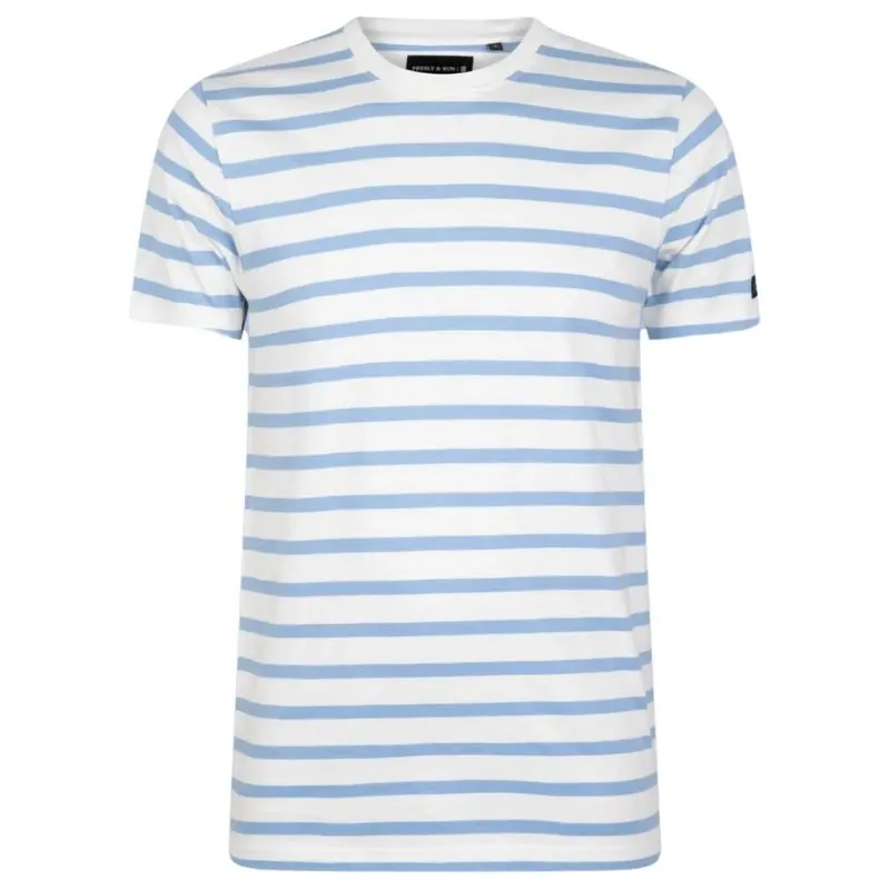 Lichtblauw striped t-shirt Tim