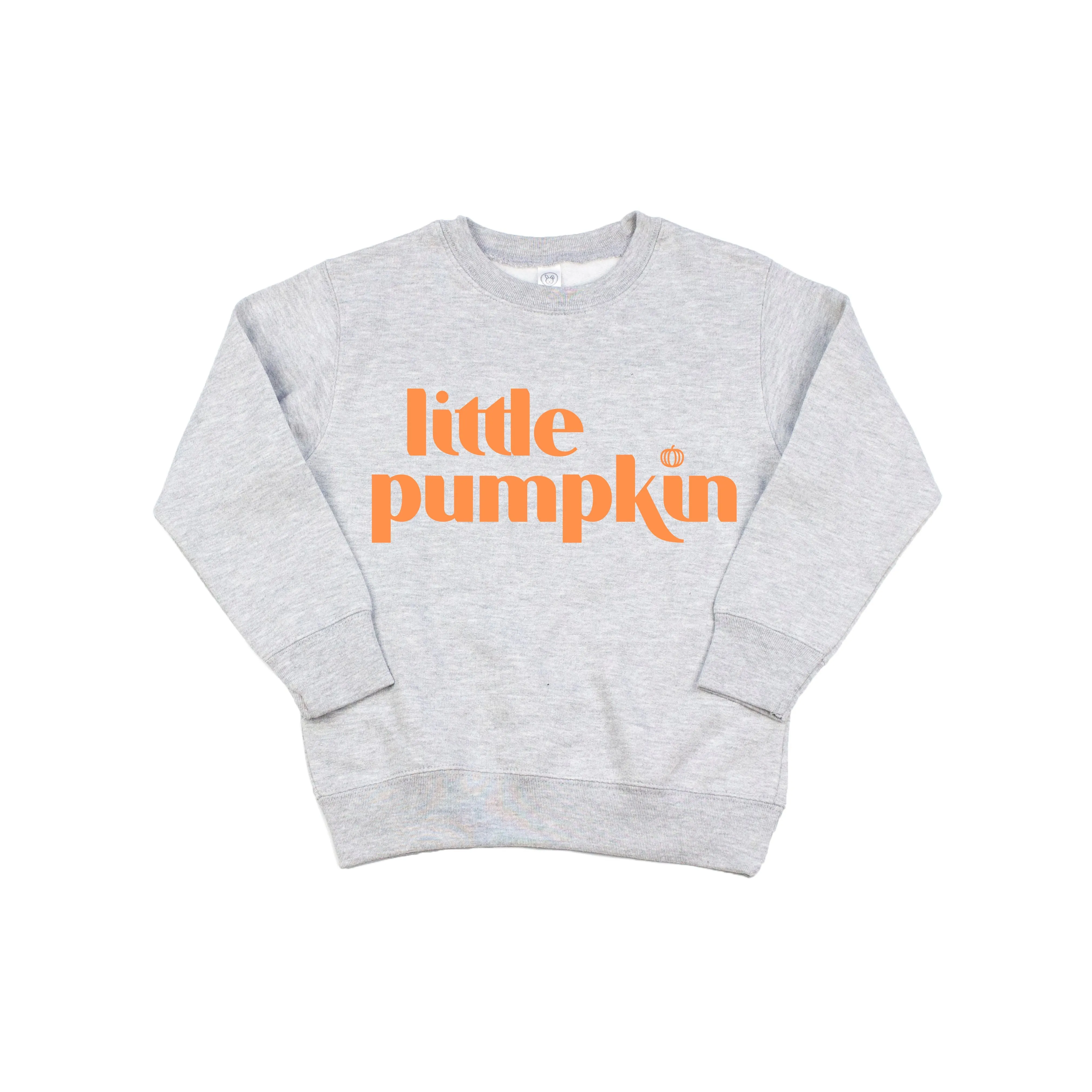 Little Pumpkin Kids Crewneck Grey Sweatshirt