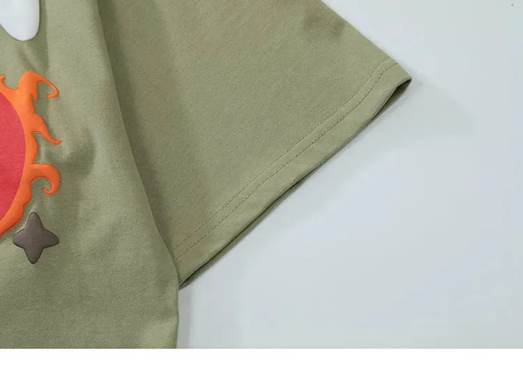 'Lost on Mars' Graphic Print Cotton T-Shirt