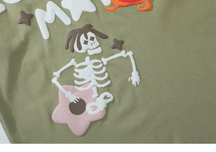 'Lost on Mars' Graphic Print Cotton T-Shirt