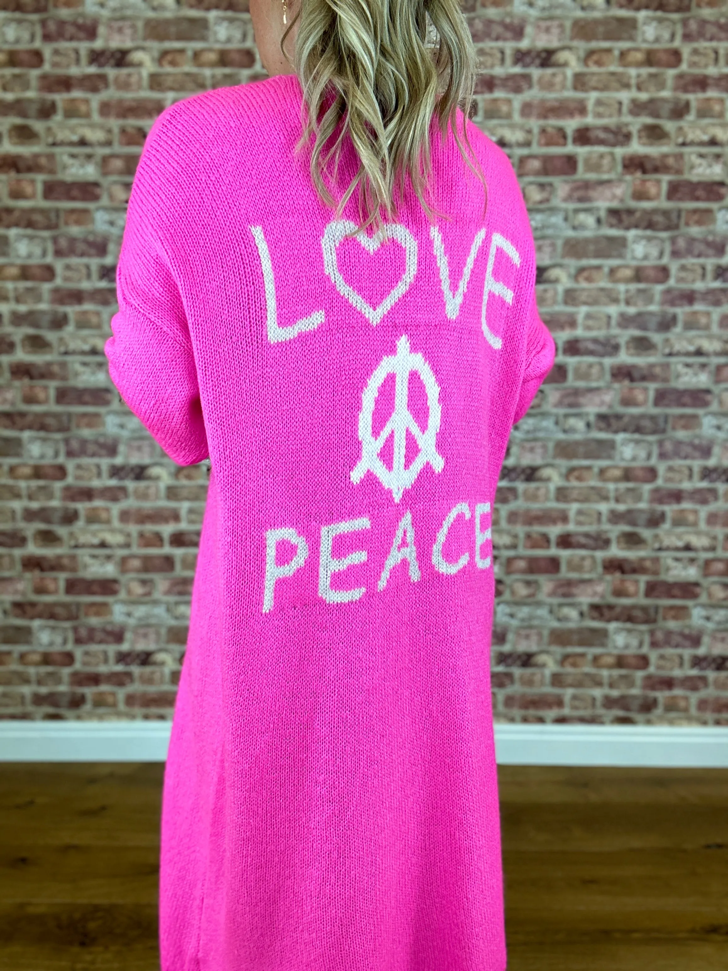 Love The Peace Cardigan