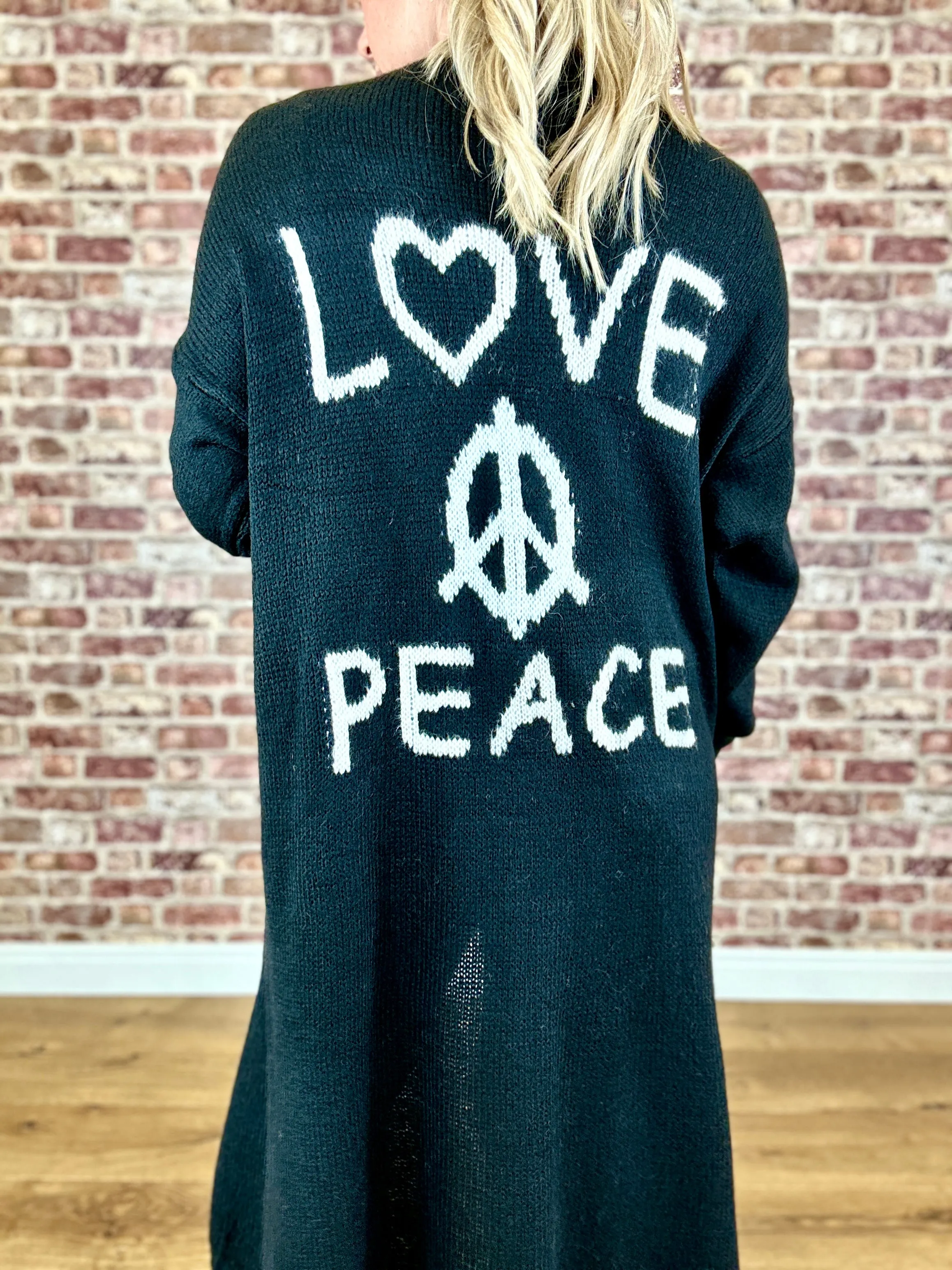 Love The Peace Cardigan