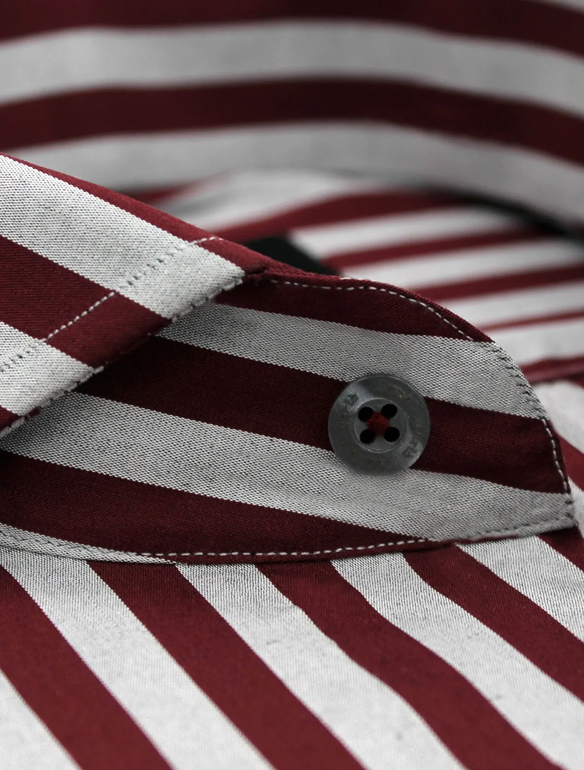 MAROON STRIPED SHIRT