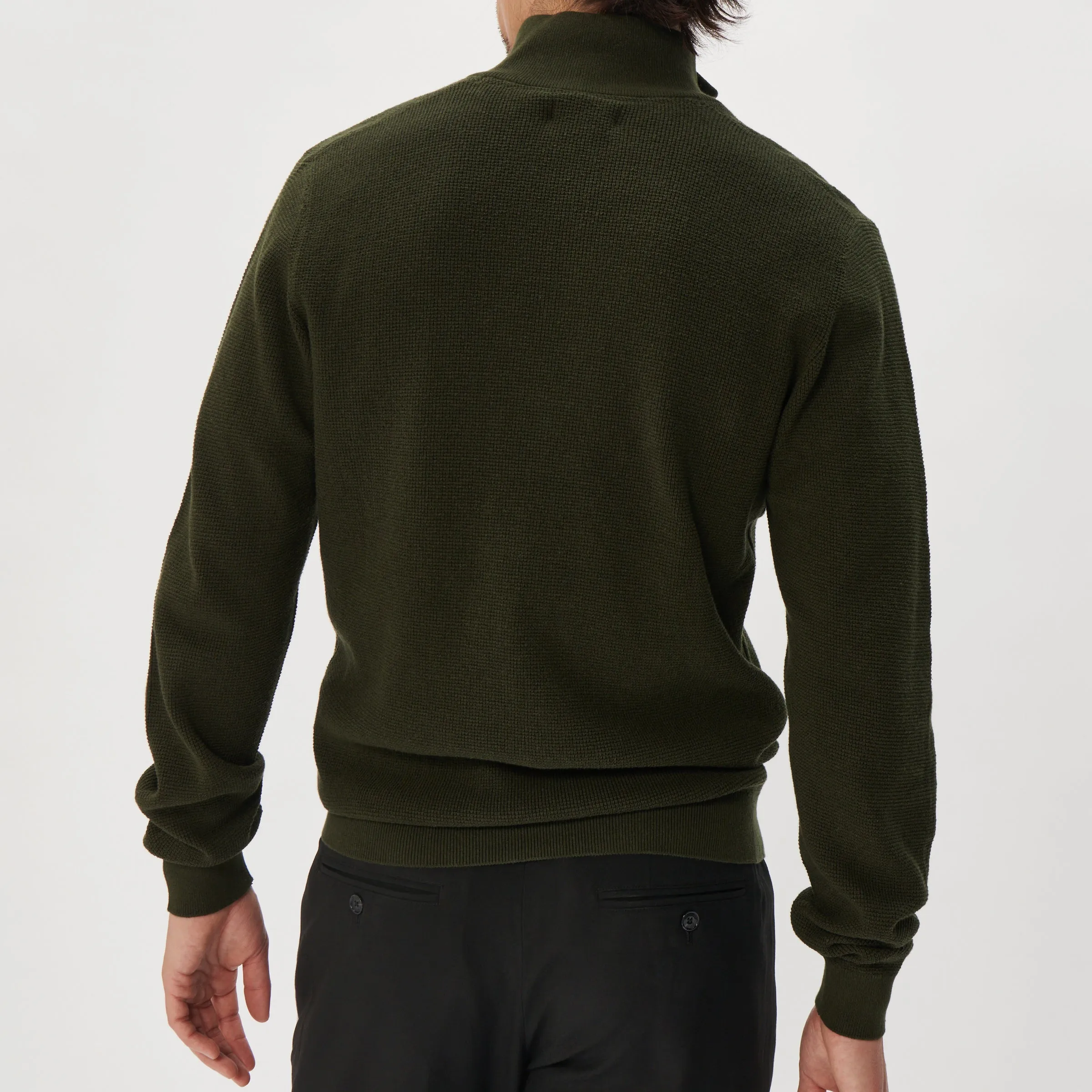 Matinique Lagoon Textured Knit Sweater Forest