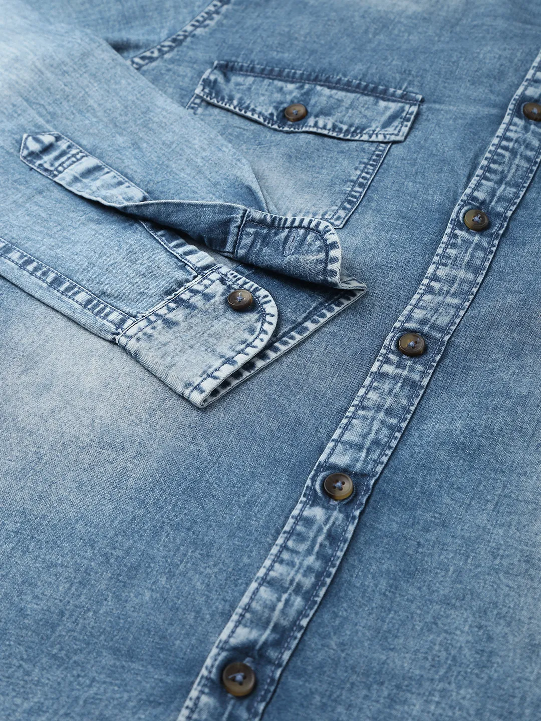 Men's  Classic Denim Shirt (Towel)