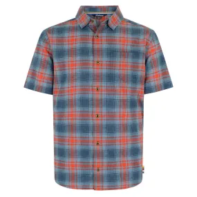 Men's Faneel Plaid Short-Sleeve Shirt - Neelo Blue