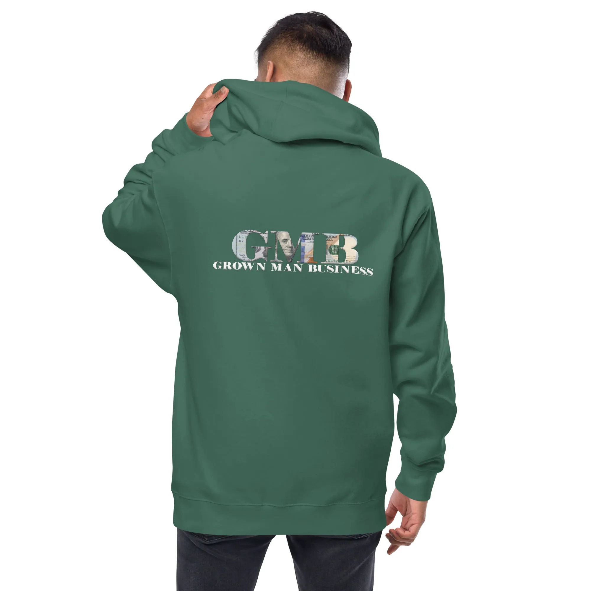 Men's fleece zip up hoodie