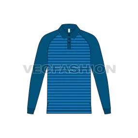 Mens Striped Polo Shirt