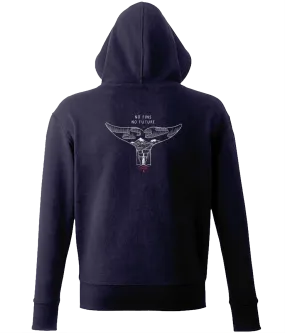 No Fins No Future Unisex Zip Hoodie