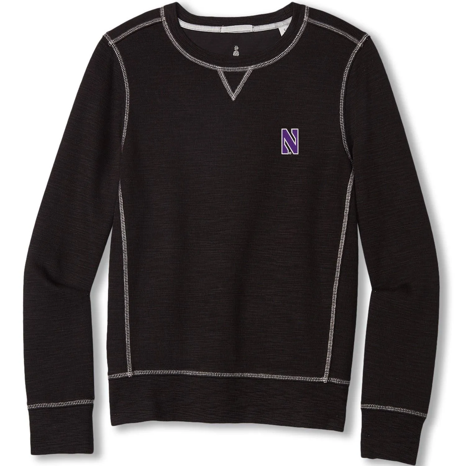 Northwestern Wildcats Women's Tommy Bahama Tobago Bay Crewneck Sweatshirt