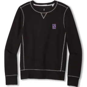 Northwestern Wildcats Women's Tommy Bahama Tobago Bay Crewneck Sweatshirt