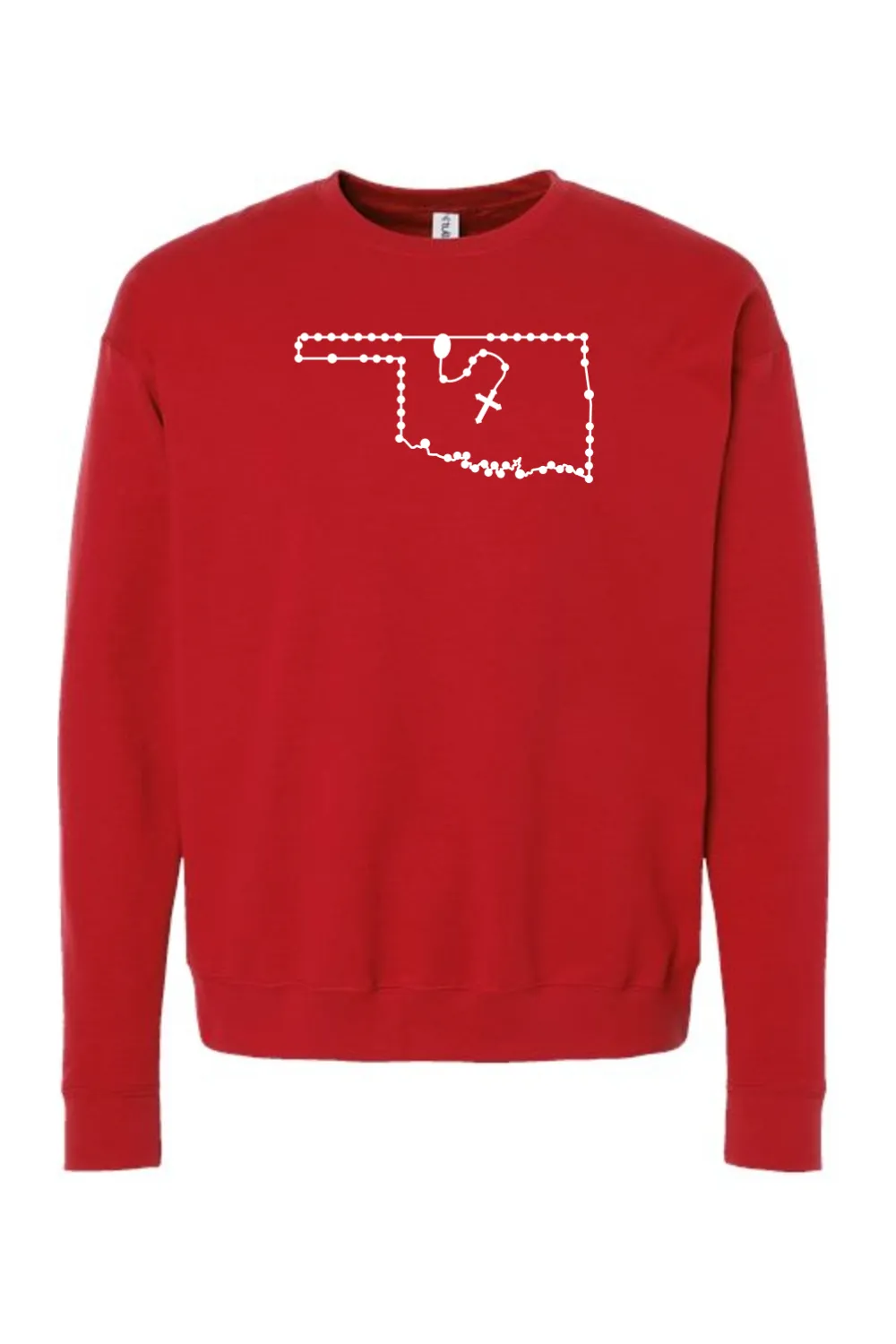 Oklahoma Catholic Rosary Crewneck Sweatshirt