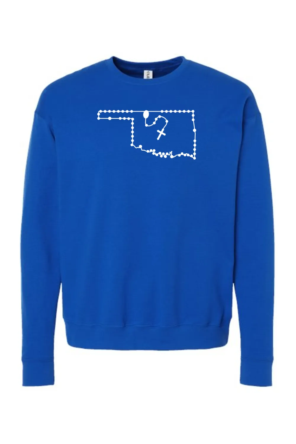 Oklahoma Catholic Rosary Crewneck Sweatshirt