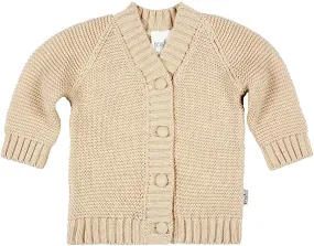 Organic Cardigan Andy - Oatmeal