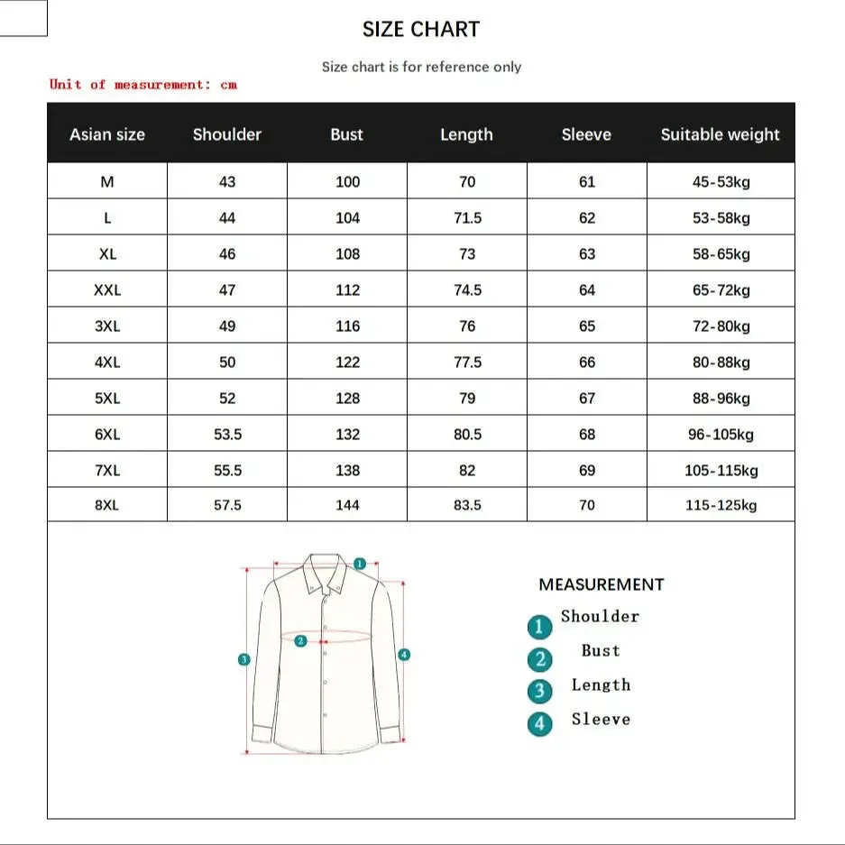 Plus Size Men Solid Color Business Shirt Casual White Long Sleeve