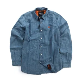 Roeg Bear Premium Denim Shirt Light Blue