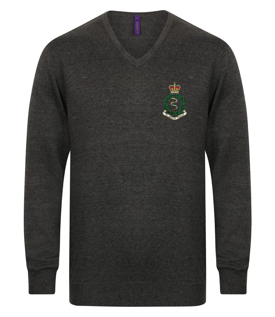 Royal Army Medical Corps Lightweight V Neck Sweater