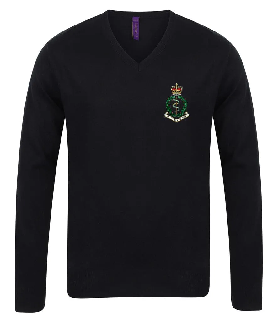 Royal Army Medical Corps Lightweight V Neck Sweater