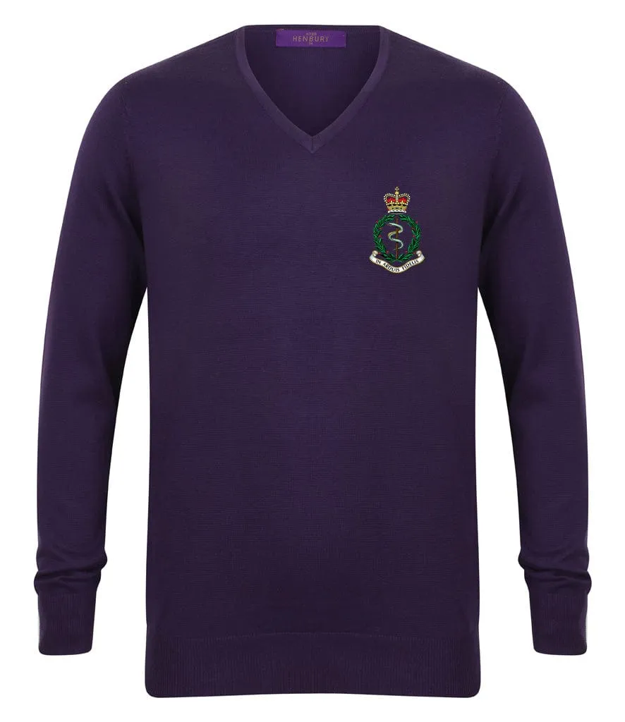 Royal Army Medical Corps Lightweight V Neck Sweater