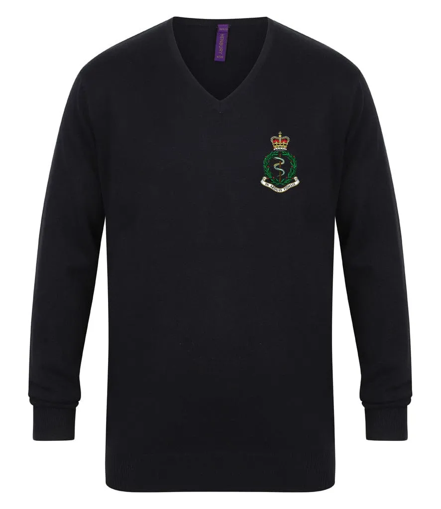 Royal Army Medical Corps Lightweight V Neck Sweater