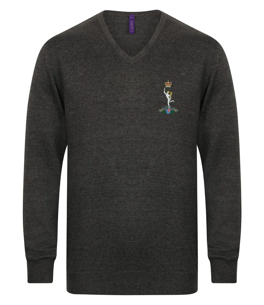 Royal Signals Lightweight V Neck Sweater