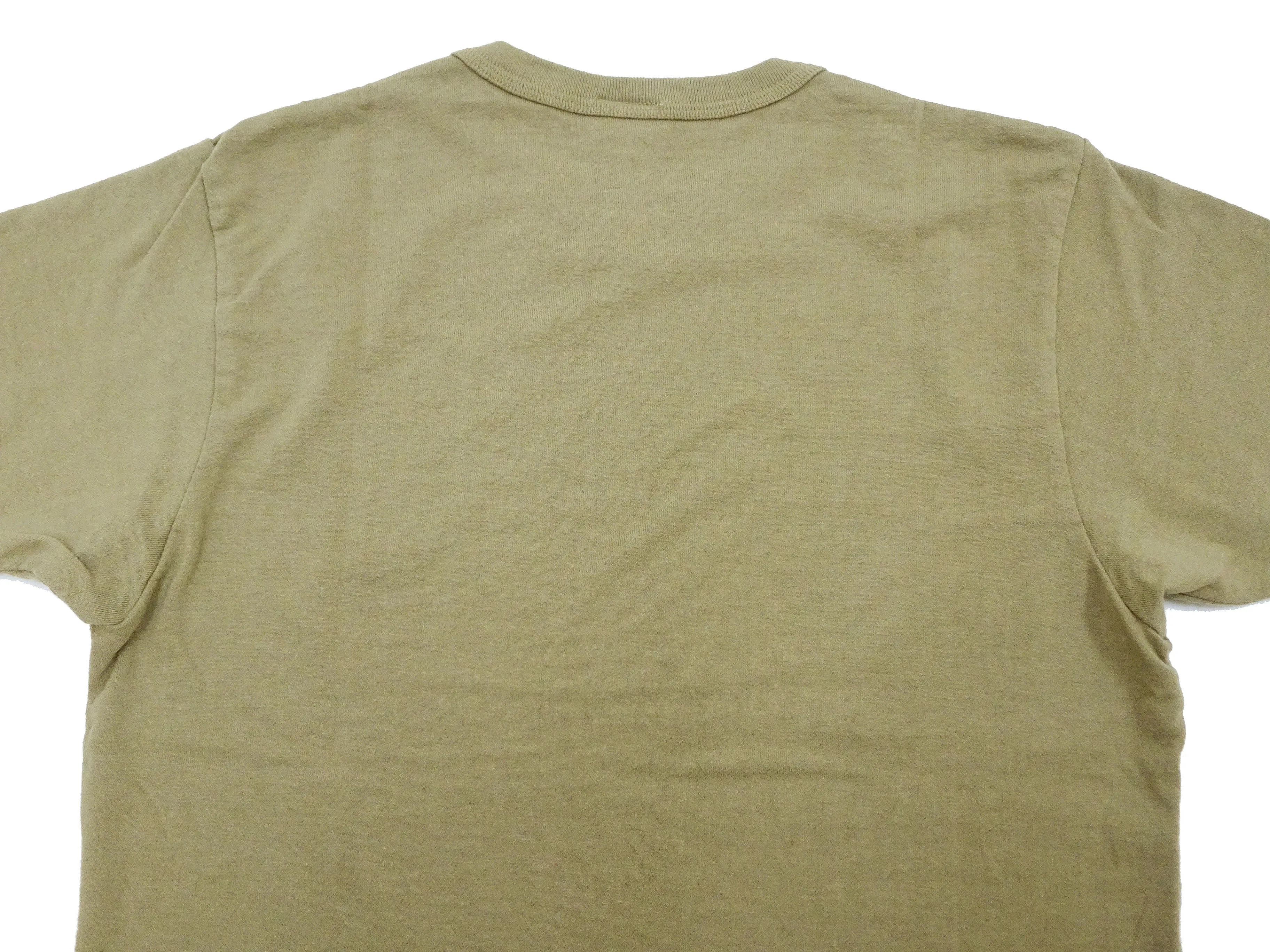 Samurai Jeans T-shirt Men's Plain Short Sleeve French Terry Fabric Tee Inlay Loopwheele T-Shirt SJST24-RIM Aokuchiha Faded-Olive