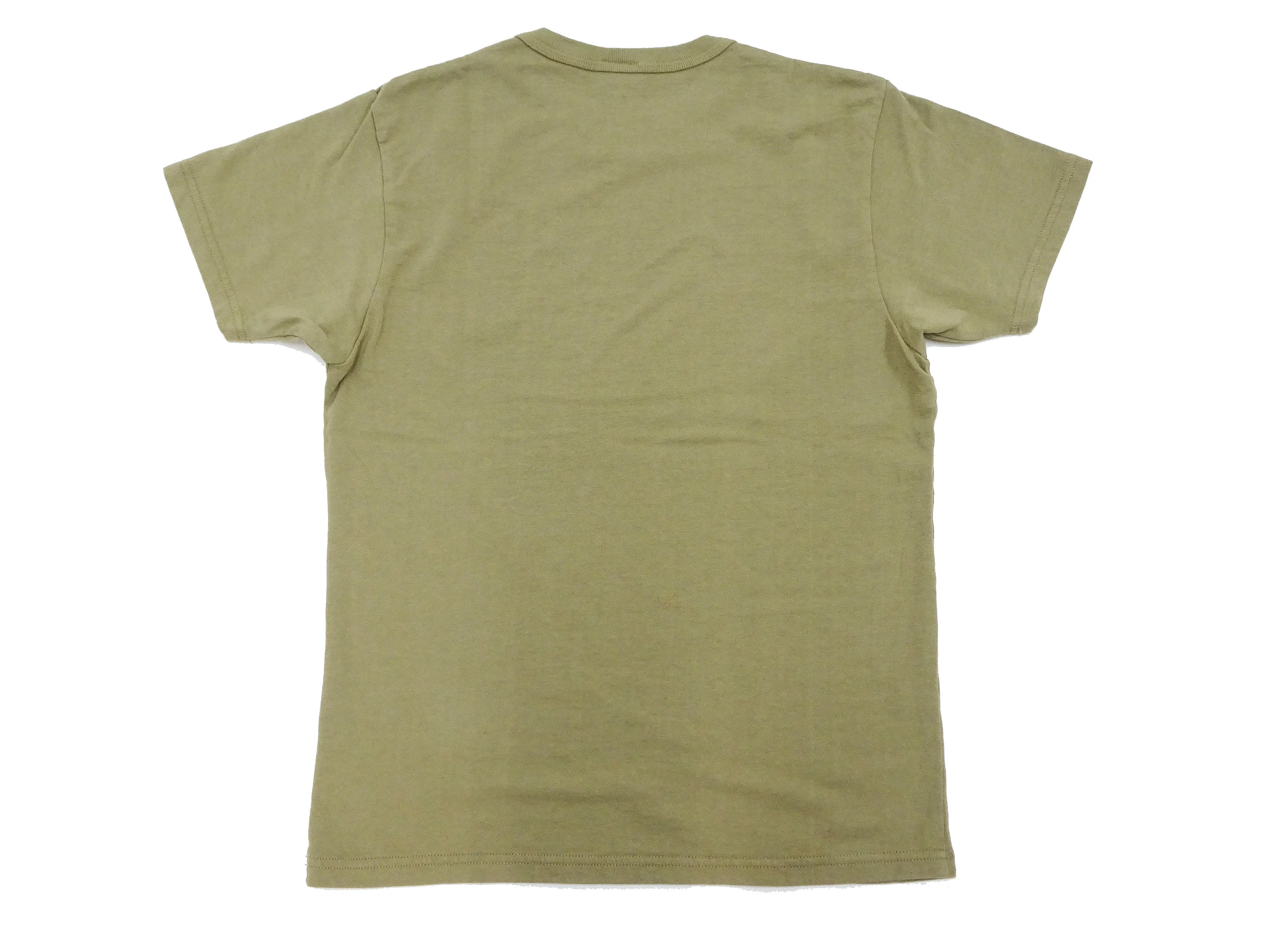 Samurai Jeans T-shirt Men's Plain Short Sleeve French Terry Fabric Tee Inlay Loopwheele T-Shirt SJST24-RIM Aokuchiha Faded-Olive