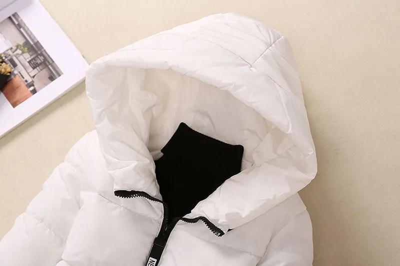 Short Hooded Cotton Coat