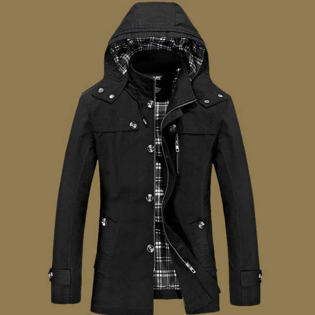 Spring And Autumn New Jacket Men's Trench Coat