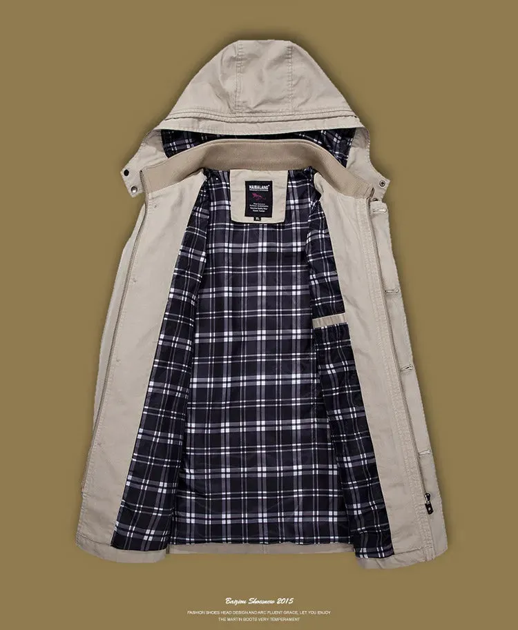 Spring And Autumn New Jacket Men's Trench Coat