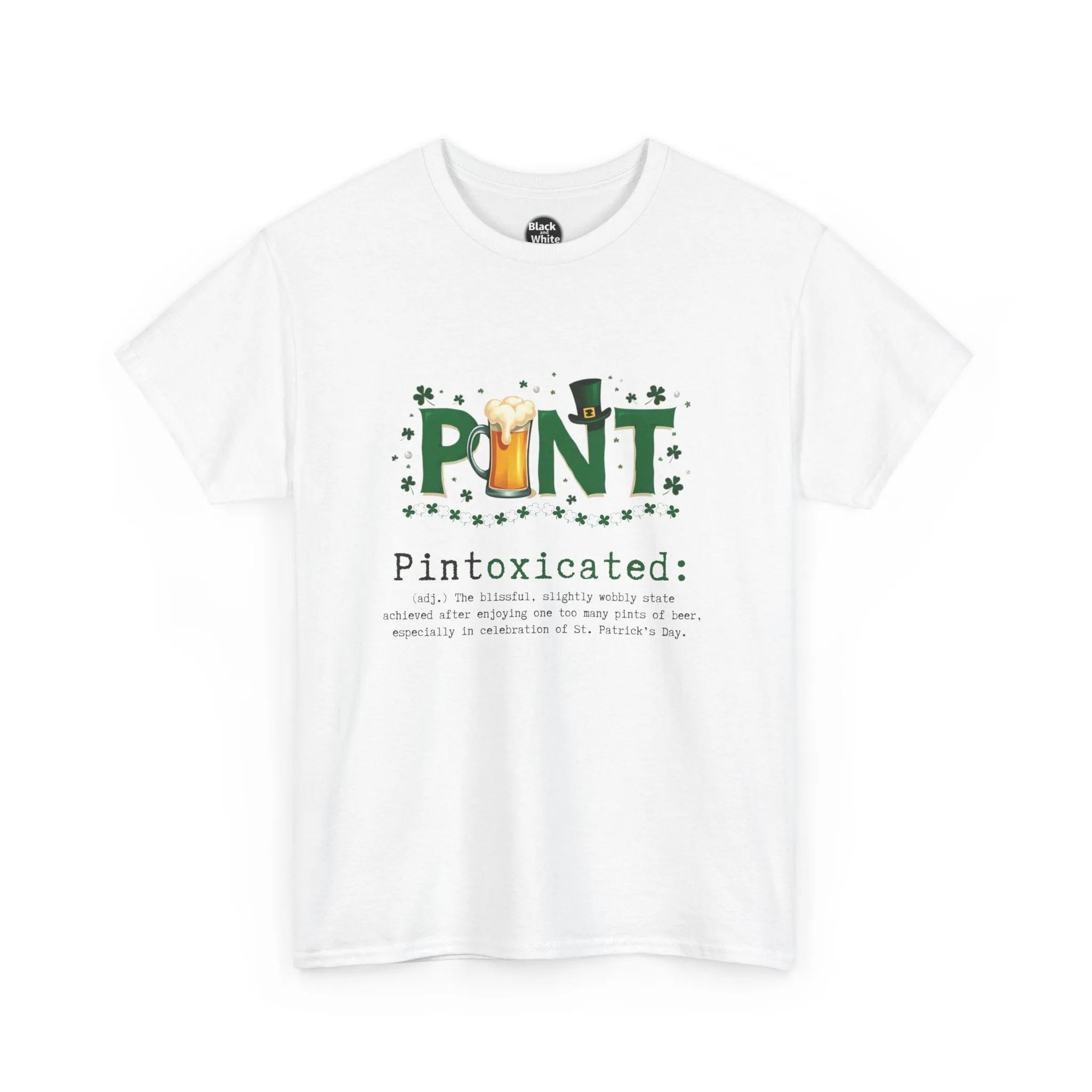 St. Patrick's Day Pintoxicated Shirt - Funny Irish Drinking Tee - Unisex Beer Lover Gift - St Paddy’s Party T-Shirt - Pub Crawl