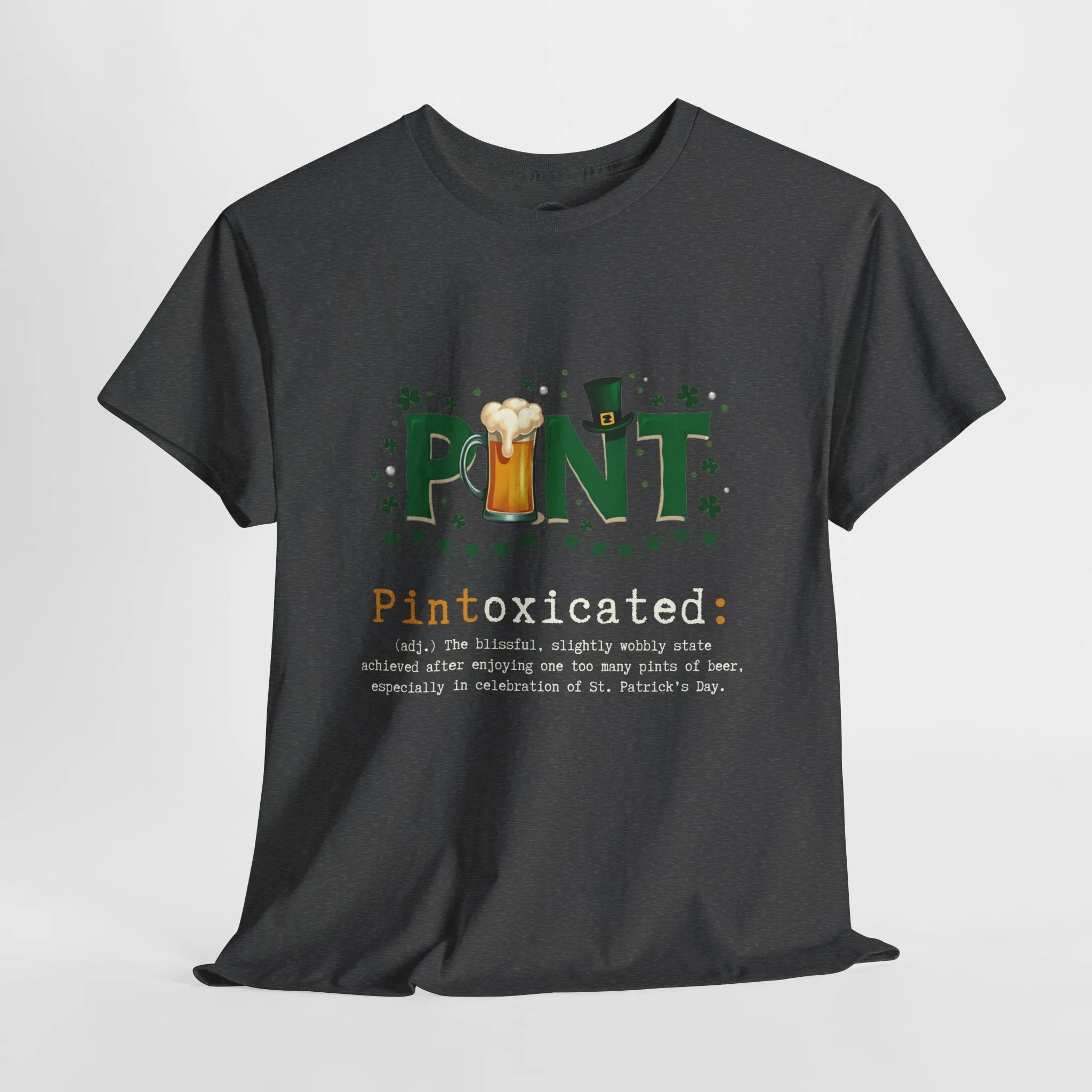 St. Patrick's Day Pintoxicated Shirt - Funny Irish Drinking Tee - Unisex Beer Lover Gift - St Paddy’s Party T-Shirt - Pub Crawl