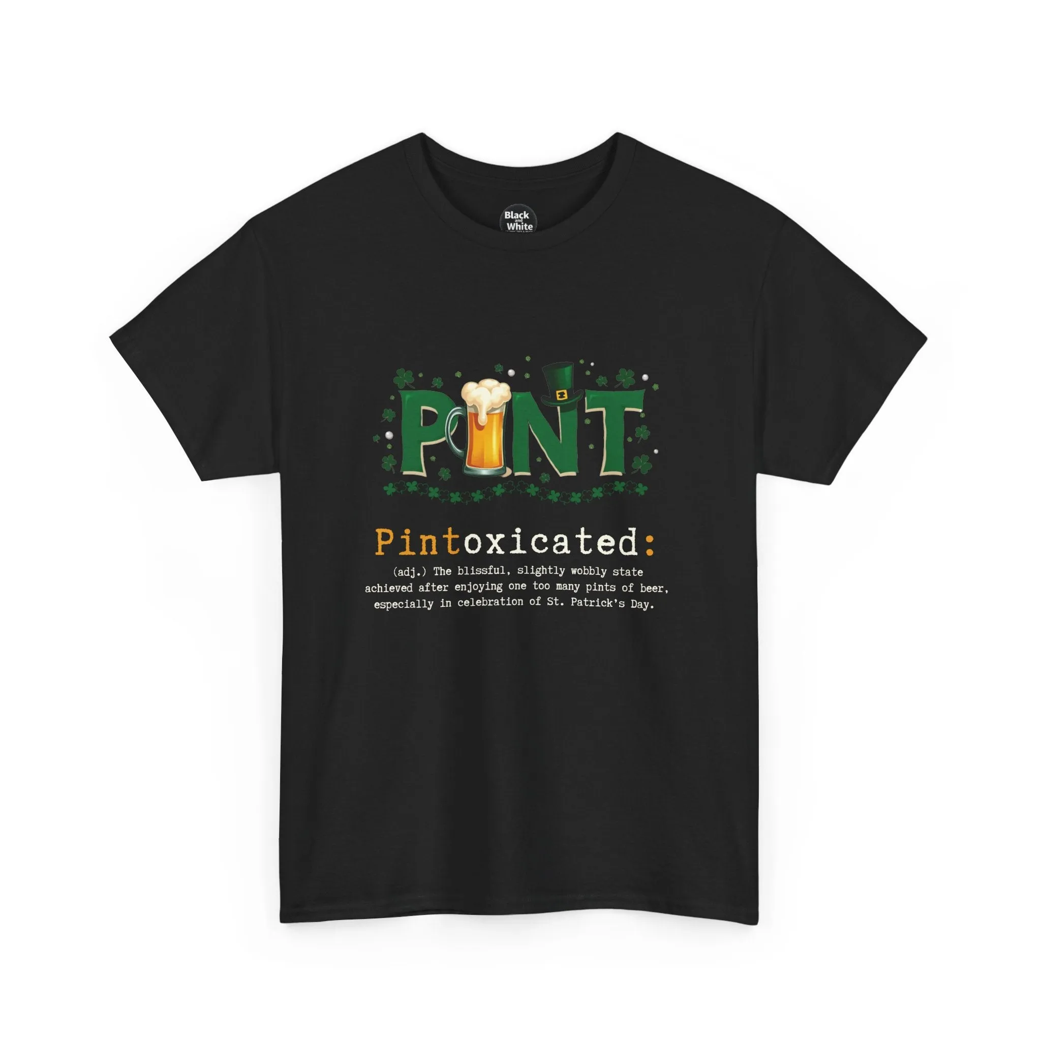 St. Patrick's Day Pintoxicated Shirt - Funny Irish Drinking Tee - Unisex Beer Lover Gift - St Paddy’s Party T-Shirt - Pub Crawl
