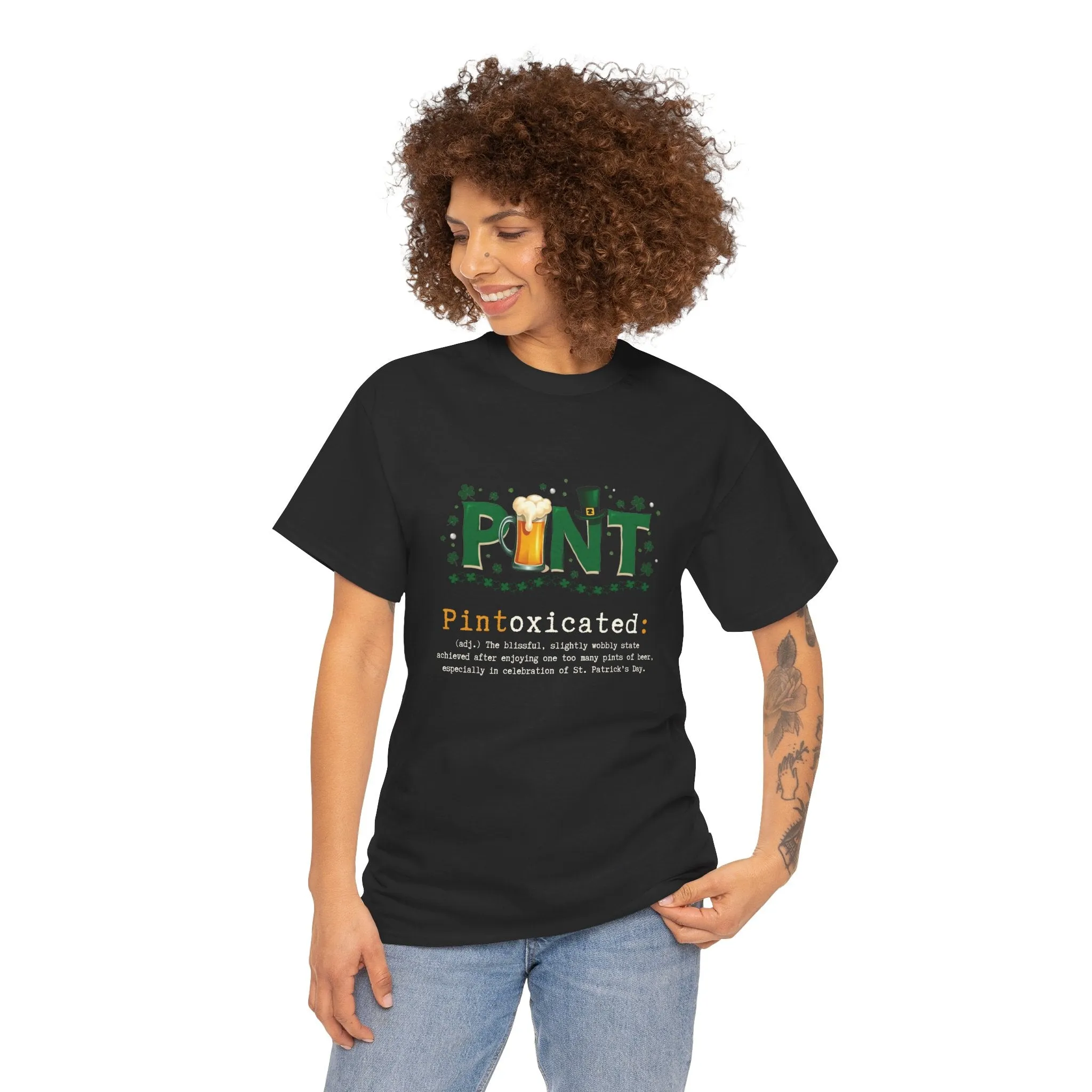 St. Patrick's Day Pintoxicated Shirt - Funny Irish Drinking Tee - Unisex Beer Lover Gift - St Paddy’s Party T-Shirt - Pub Crawl
