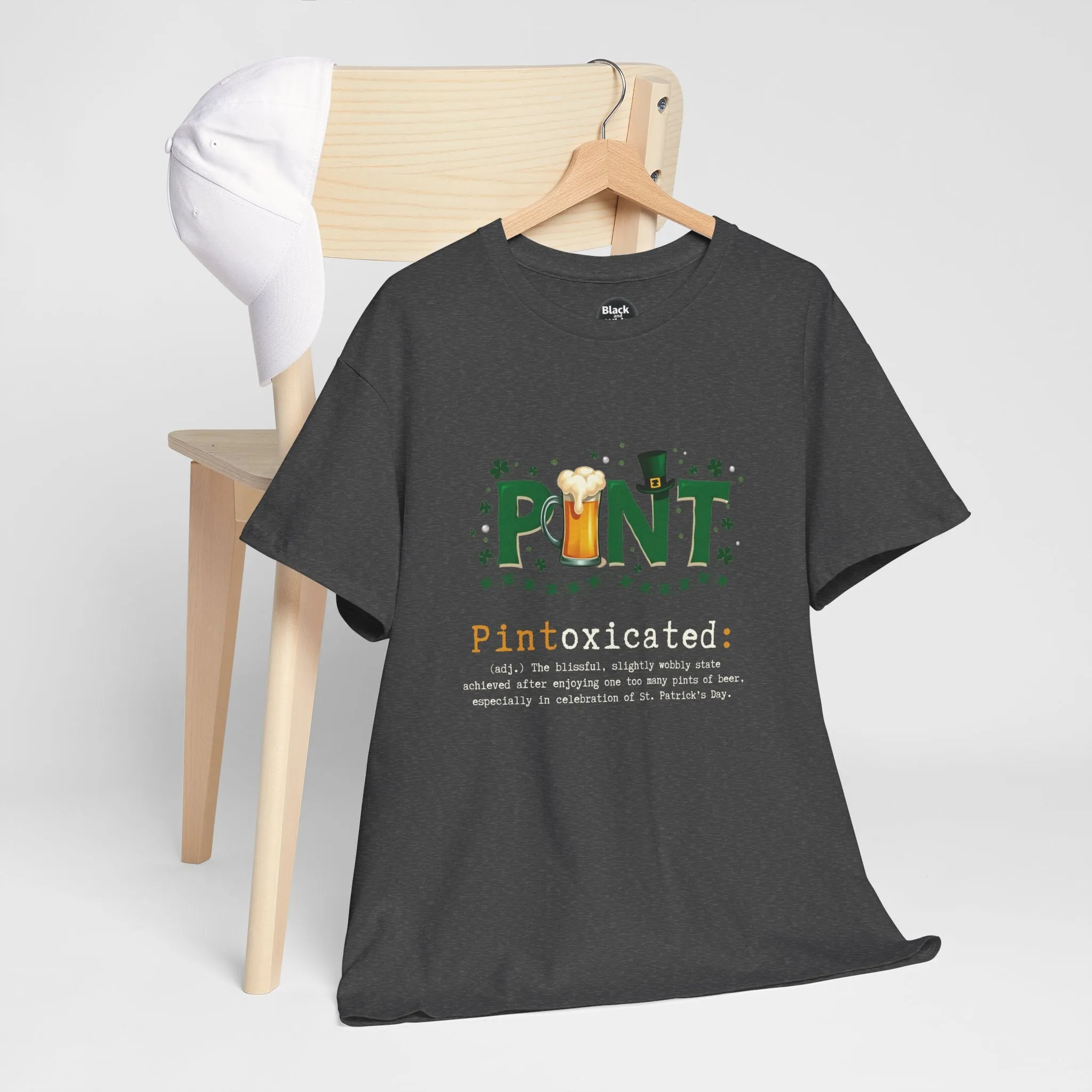 St. Patrick's Day Pintoxicated Shirt - Funny Irish Drinking Tee - Unisex Beer Lover Gift - St Paddy’s Party T-Shirt - Pub Crawl