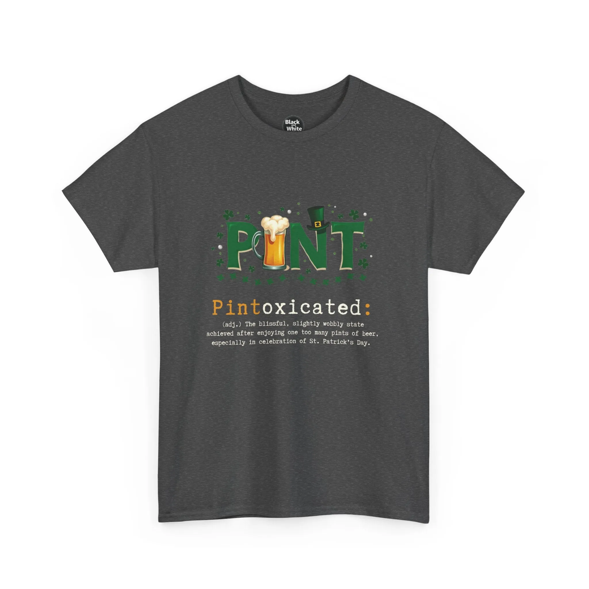 St. Patrick's Day Pintoxicated Shirt - Funny Irish Drinking Tee - Unisex Beer Lover Gift - St Paddy’s Party T-Shirt - Pub Crawl
