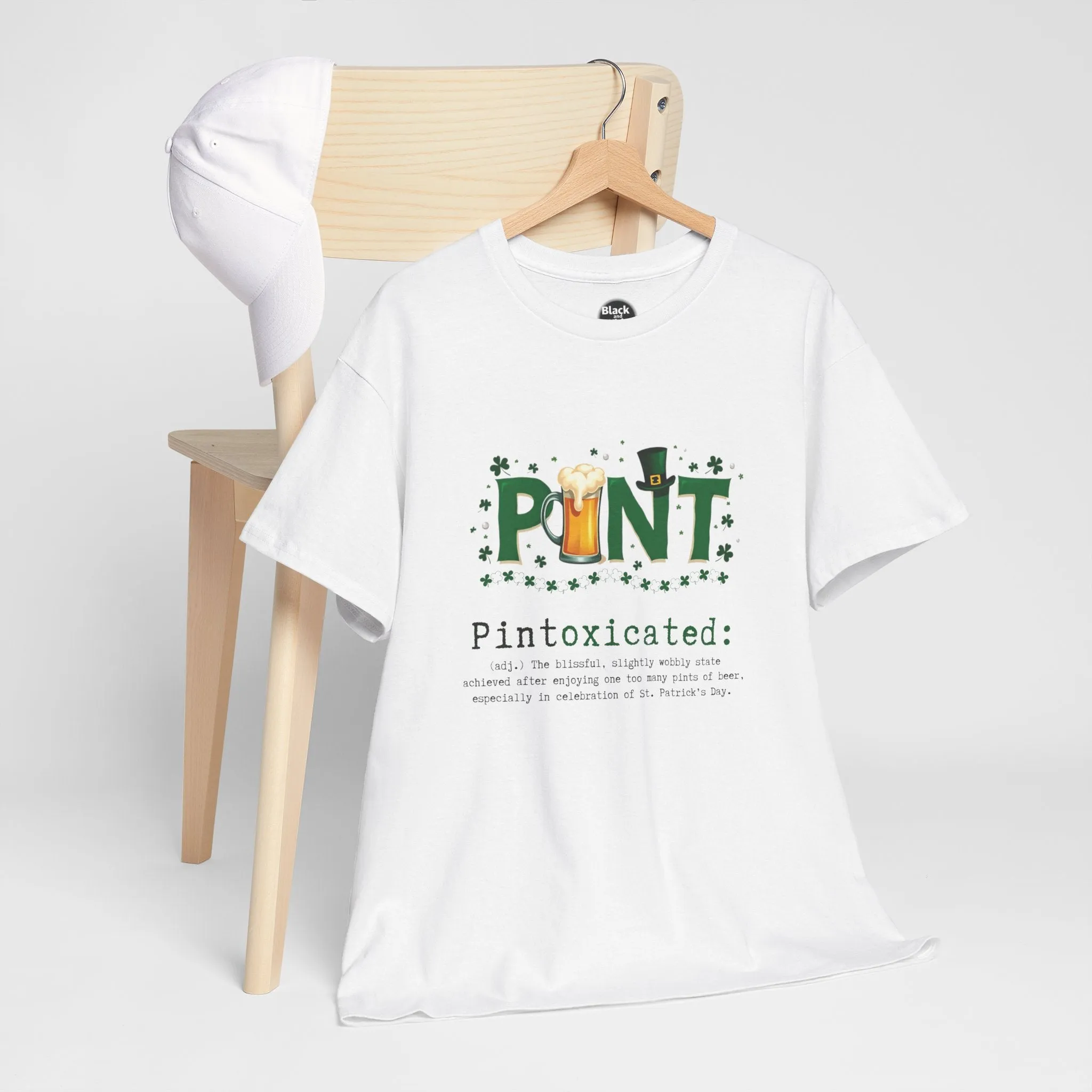St. Patrick's Day Pintoxicated Shirt - Funny Irish Drinking Tee - Unisex Beer Lover Gift - St Paddy’s Party T-Shirt - Pub Crawl