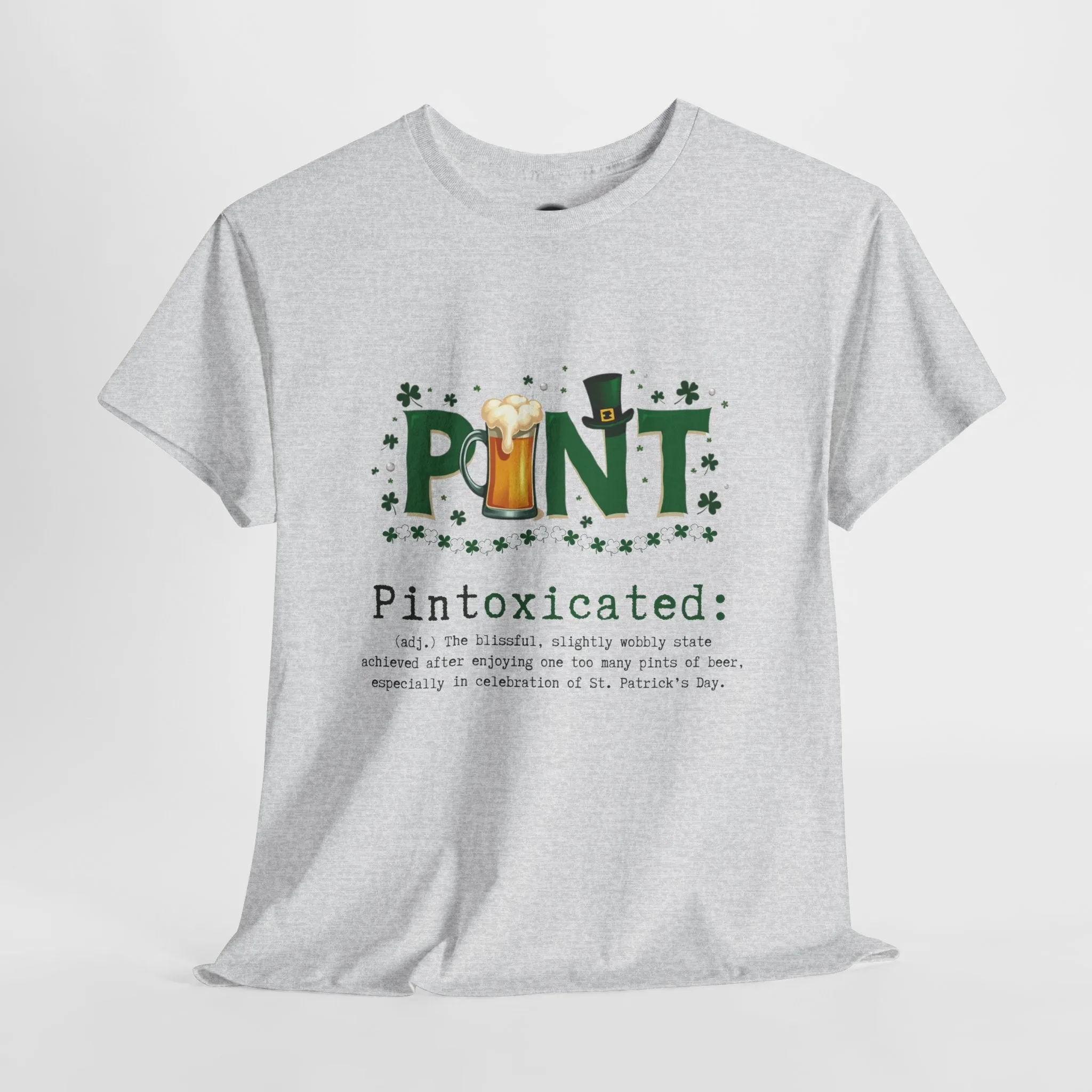 St. Patrick's Day Pintoxicated Shirt - Funny Irish Drinking Tee - Unisex Beer Lover Gift - St Paddy’s Party T-Shirt - Pub Crawl